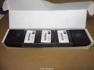5-PACK - Zebra 800050-157 PVC Cards Glossy Black ZC100, ZC300, ZXP 1, ZXP 3 NEW - Afbeelding 1 van 6