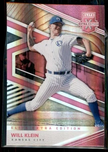 2020 Panini Elite Extra Rookie Will Klein RC Kansas City Royals #142 - Picture 1 of 2