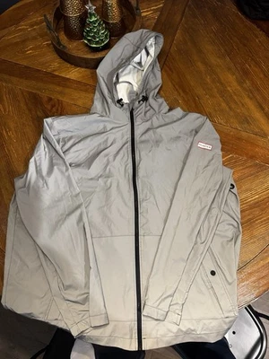 Chaqueta de Lluvia Hunter For Target Unisex Talla 3X Plateada 3M Reflectante Usada en Excelente Condición Foto 1 de 4