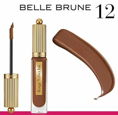 BOURJOIS LIP COLOUR ROUGE VELVET INK  12 BELLE BRUNE  3.5ML - image 1 of 2