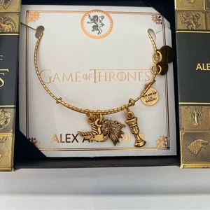 Neu mit Etikett Alex and Ani Gold Game of Thrones™ House Lannister Bettelarmreif Armband - Bild 1 von 6