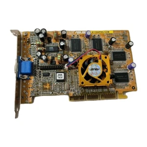 RARE VINTAGE ASUS AGP-V7700PRO/32M NVIDIA GEFORCE2 GTS AGP VGA CARD MXB135 - Picture 1 of 4