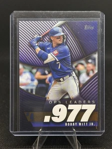 Bobby Witt Jr. 2025 Topps Series 2 OPS Leaders #OPS-4 Kansas City Royals - Picture 1 of 2