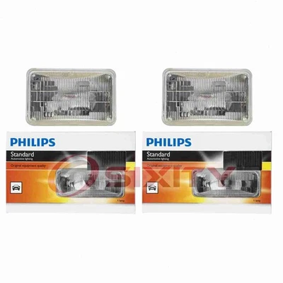 2 pc Philips Low Beam Headlight Bulbs for Subaru Brat DL GL GL-10 GLF gx - Image 1 of 4