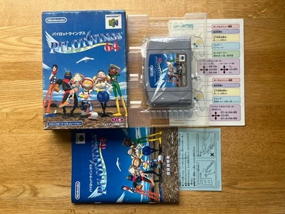Pilot Wings 64 JAPAN JPN Nintendo 64 N64 CIB Complete In Box - Image 1 of 4