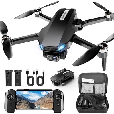 Drone with Camera, 2K HD FPV Drone with Brushless Motor, Altitude Hold, Gestu... - Image 1 of 4