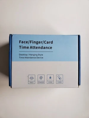 Reloj de tiempo para empleados pequeña empresa - Insignias y máquina de asistencia de huellas dactilares Foto 1 de 4