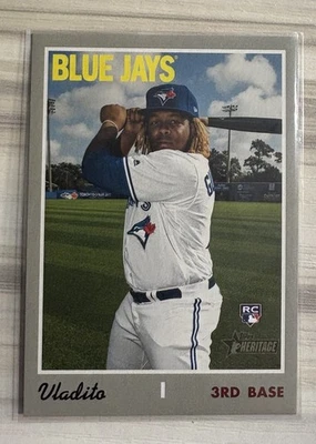 Vladimir Guerrero Jr 2019 Topps Heritage High Number 504 Nickname Vladito Rookie - Image 1 of 2