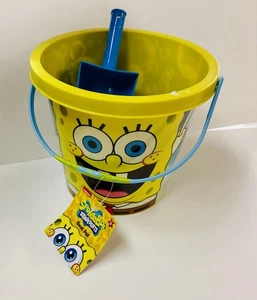 Spongebob Schwammkopf Sandeimer Strandeimer und Sandschaufel Wasserspielzeug Neu - Bild 1 von 9