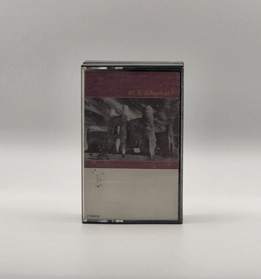 U2 - The Unforgettable Fire Cassette Tape 80s 90s Alternative Pop Rock Music - Image 1 of 1