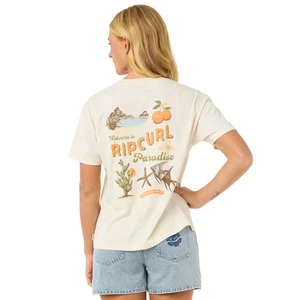 Rip Curl Cala Vadella Relax T-Shirt - Bone - Imagen 1 de 8
