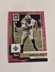 2022 Donruss Optic Cameron Jordan Pink Velocity Prizm #'d /79 Saints Card #143 - Foto 1 di 3