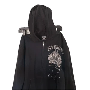 Sudadera con Capucha Sturgis Para Mujer Talla M Mediana 2011 Motocicleta Rally Cremallera EagleBike Sudadera - Imagen 1 de 6