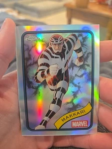 Tarjeta coleccionable refractor Makkari 2025 Marvel Topps cromada #114 MCU - Imagen 1 de 2