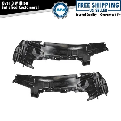 Inner Fender Liner Set For 1997-2001 Mitsubishi Mirage MI1248101 MI1249101 - Image 1 of 4