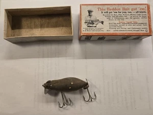 Vintage Used Heddon Meadow Mouse F4000GM Fishing Lure Heddon Dowegiac Minnow Box - Picture 1 of 11