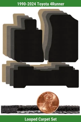 定制经典环形地毯垫套装适用于 1990 - 2024 丰田 4Runner (3 件) #10VI — 第 1/4 张图片