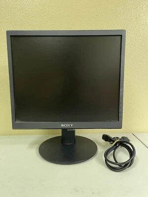 Sony SDM-HS73 17" 5:4 1280x1024 LCD Monitor Silver Black W/ Power Supply - Image 1 of 4