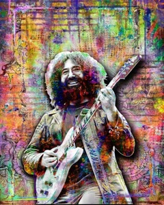 GRATEFUL DEAD JERRY GARCIA 16x20in Pop Art Poster, Jerry Print Free Shipping US - Picture 1 of 11