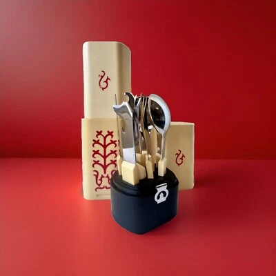 Forks Spoons Knife Cup.Set.Picnic tool.Tourism Hunting Fishing.Vintage.USSR. - Image 1 of 4