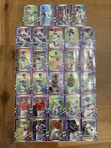 2021 Topps Chrome Update Purple Refractor Rookie Card RC LOT x29 MLB - Picture 1 of 7
