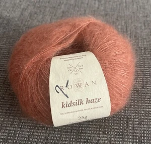HTF New Rowan Kidsilk Haze Mohair Silk, 230 yds 25g Brick Italy Lot 282 Orange - Picture 1 of 6
