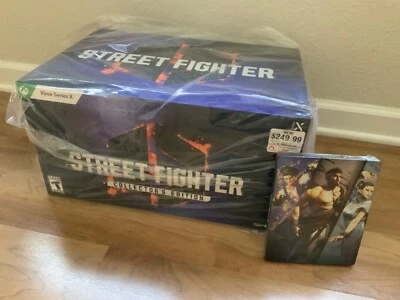 Street Fighter 6 Collector's Edition Xbox Series X & EXTRA STEELBOOK!  NEW, MINT - Image 1 of 4