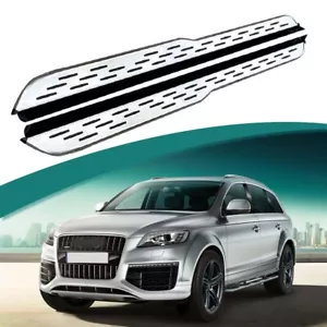 Estriberas aptas para Audi Q7 2006-2015 estribo lateral barras Nerf protector con soportes - Imagen 1 de 7