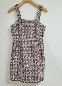Aqua Women's Square Neck Sleeveless Tank Dress multi color size small - Picture 1 of 4