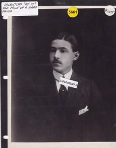 RUDOLPH VALENTINO AT 17 YEARS OF AGE VERY RARE VINTAGE 8 X 10 PHOTO CIRCA 1912 - Picture 1 of 1