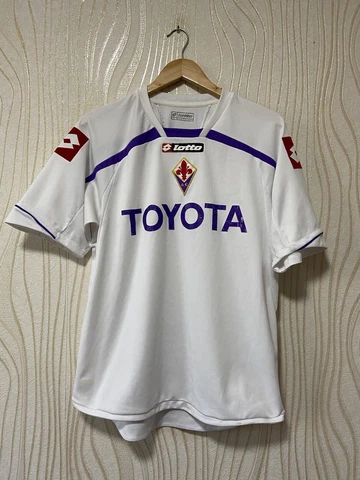FIORENTINA 2009 2010 AWAY FOOTBALL SHIRT SOCCER JERSEY LOTTO sz L MEN WHITE Cover