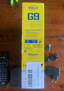 DECODER DVB-T2 Digiquest G9 HDMI 12v Casa Camper Barca Campeggio - Foto 1 di 5