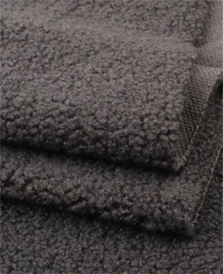 100CM Faux Lamb Wool Sherpa Teddy Fleeced Thicken Suede Fabric Warm DIY Clothing - Image 1 of 4