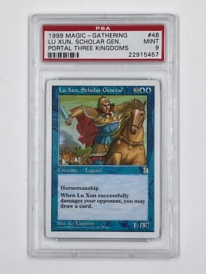 Lu Xun, Scholar General - Portal Three Kingdoms - #48 - PSA 9 - 22915457 - Image 1 of 2