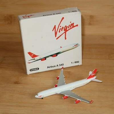 Avión Schabak 1:600 Virgin Airbus A340 10 cm Foto 1 de 4