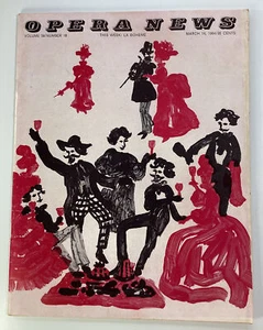 Opera News Magazin Vintage 1964 seltene Anzeigen La Boheme Clement De Paolis Herman Hurley - Bild 1 von 24