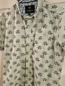 International Report Tropical Collection Short Sleeve Button Up Shirt Medium - Picture 1 of 5
