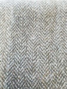 Argyle taupe herringbone ou tweed laine type rideau/craft/brosse tissu