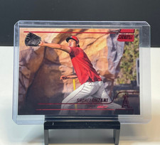 2022 Topps Stadium Club Baseball Shohei Ohtani RED FOIL PARALLEL #1 ANGELS