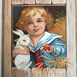 Easter Greetings Postmark Richmond Virginia 1909 - Picture 1 of 5