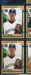 Lot (2) 2008 Grandstand T.J. Brewer Augusta Greenjackets (CA44) SWSW6 