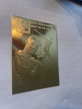 1996 Topps Ted Williams 24kt Gold Foil Card 1954 Red Sox Card #1 