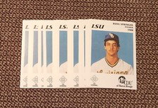18 CARD LOT OF 1988 McDag LSU TIGERS RUSS SPRINGER #11