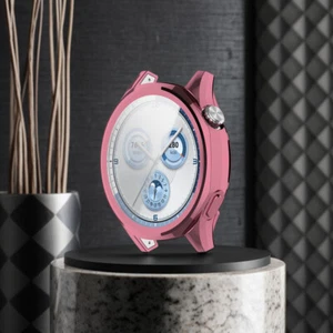 TPU Bumper Shell Screen Protector Case for Huawei Watch GT5 46mm (Pink) - Zdjęcie 1 z 6