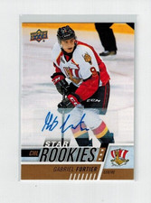2017-18 Upper Deck CHL Star Rookie Autograph #374 Gabriel Fortier