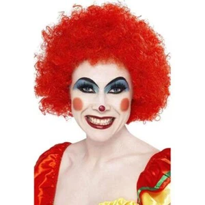 Parrucca pagliaccio pazzo Smiffys accessorio costume adulto unisex - Foto 1 di 2