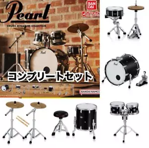 Pearl Drums Miniature Collection All 5 types Figure Capsule toy Gacha Japan - Picture 1 of 2