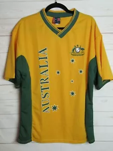 Jersey Australia Hombre Manga Corta Amarillo y Verde Talla XL - Imagen 1 de 5