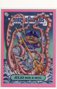 2023 Garbage Pail Kids GPK X MLB GROSS Pink 3a Julio Rodriguez 97/99 - Picture 1 of 1