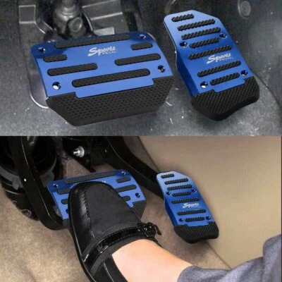 Blue Non-Slip Automatic Gas Brake Foot Pedal Pad Cover Car Accessories Universal - Image 1 of 4